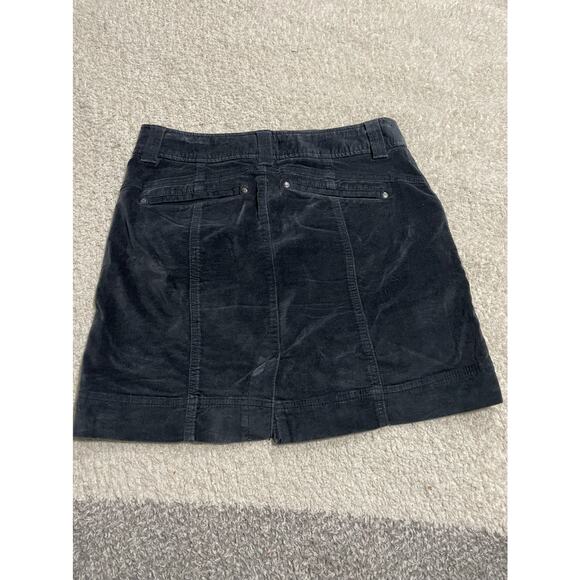 Athleta Women's Size 4 Roseville Skirt Flint Grey Black Velvet Style 918974 - Picture 3 of 9